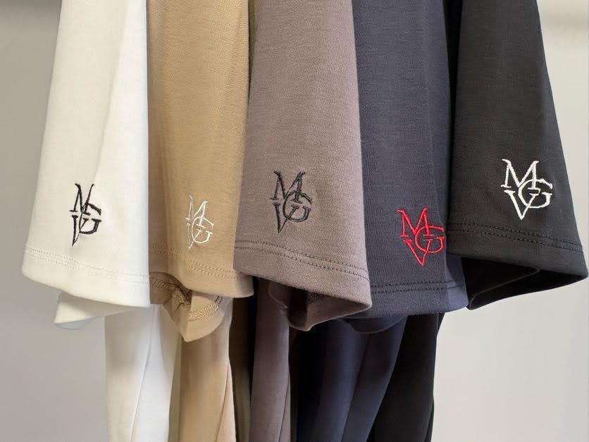 【MARGAUX VINTAGE | '27 Spring Collection】 袖刺繍TEE CT 27038/3月上旬から4月上旬発送予定