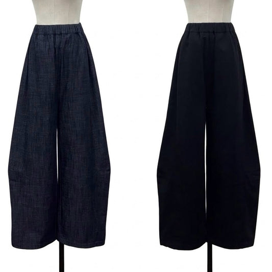 【siro de la bonte| '27 Spring Collection】 soft denim curve pants（ドローコード付き） R713310／２月上旬から3月上旬発送予定