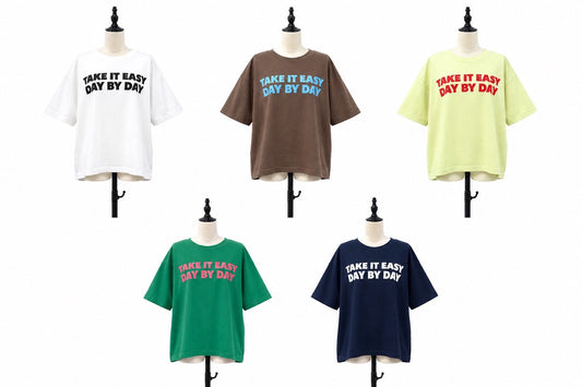 【siro de la bonte| '27 Spring Collection】soft cotton 2way  Tshirt R713225／３月下旬から４月中旬発送予定