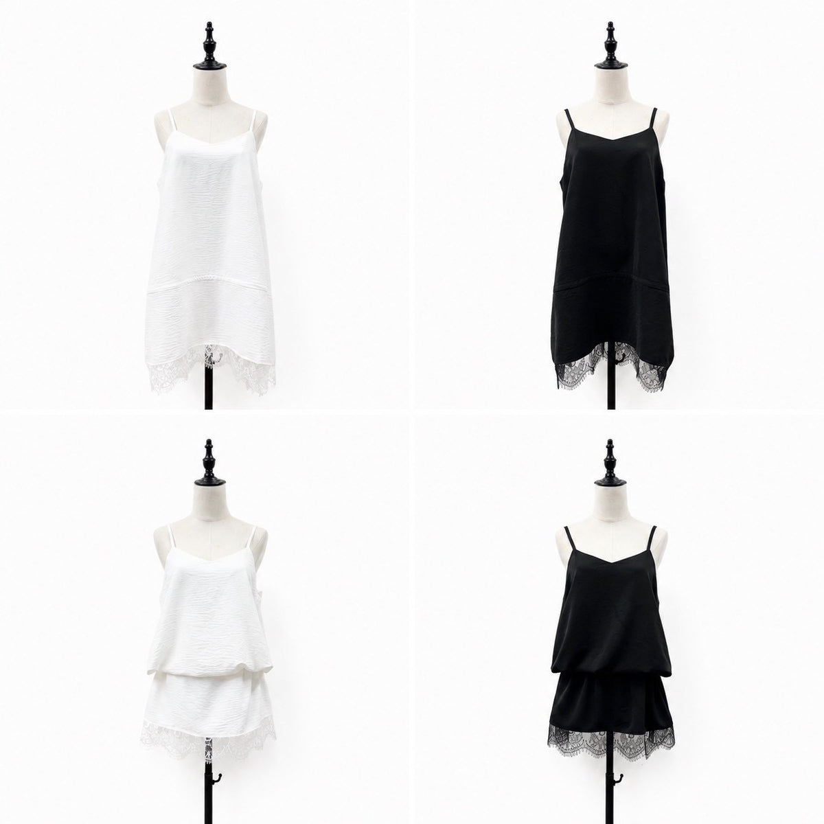 【siro de la bonte| '27 Spring Collection】hightwist smooth 4way lace docking camisole R713218／３月中旬から４月上旬発送予定