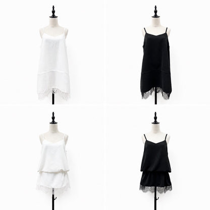 【siro de la bonte| '27 Spring Collection】hightwist smooth 4way lace docking camisole R713218／３月中旬から４月上旬発送予定