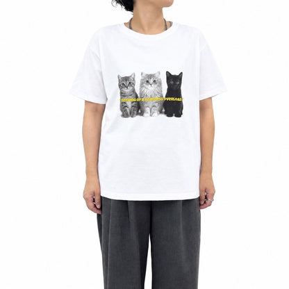 【siro de la bonte| '27 Spring Collection】soft cotton dog or cat Tshirt(レディースサイズ） R713224／３月下旬から４月中旬発送予定