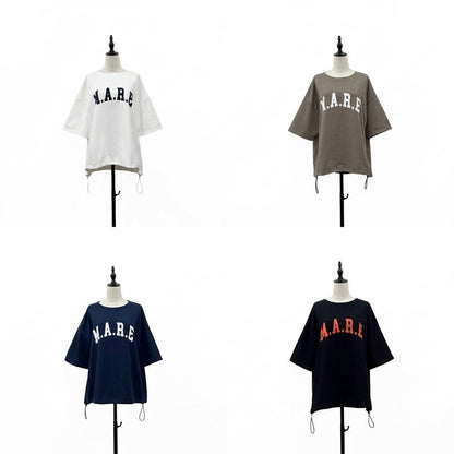 【siro de la bonte| '27 Spring Collection】 40/20SWEAT（ミニ裏毛） S/S pullover（ドローコード付き） R713207／２月上旬から２月下旬発送予定