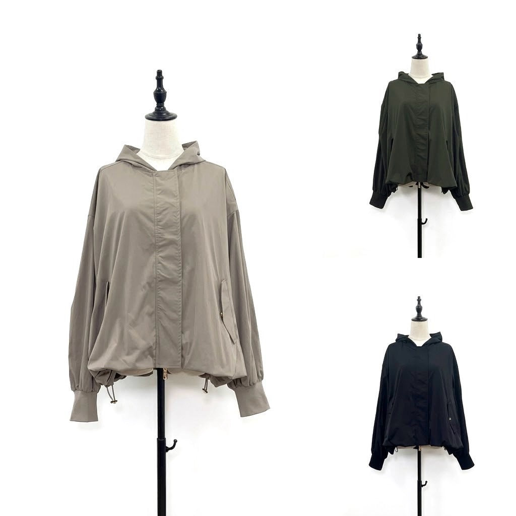 【siro de la bonte| '27 Spring Collection】 light taffeta balloon mountain jacket R713304／２月上旬から２月下旬発送予定