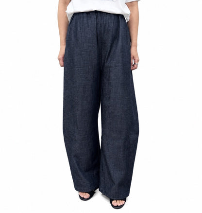 【siro de la bonte| '27 Spring Collection】 soft denim curve pants（ドローコード付き） R713310／２月上旬から3月上旬発送予定
