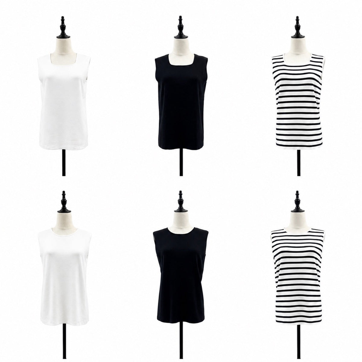 【siro de la bonte| '27 Spring Collection】 30s/2silketcotton 2way kami knit tank R613108／２月上旬から２月下旬発送予定