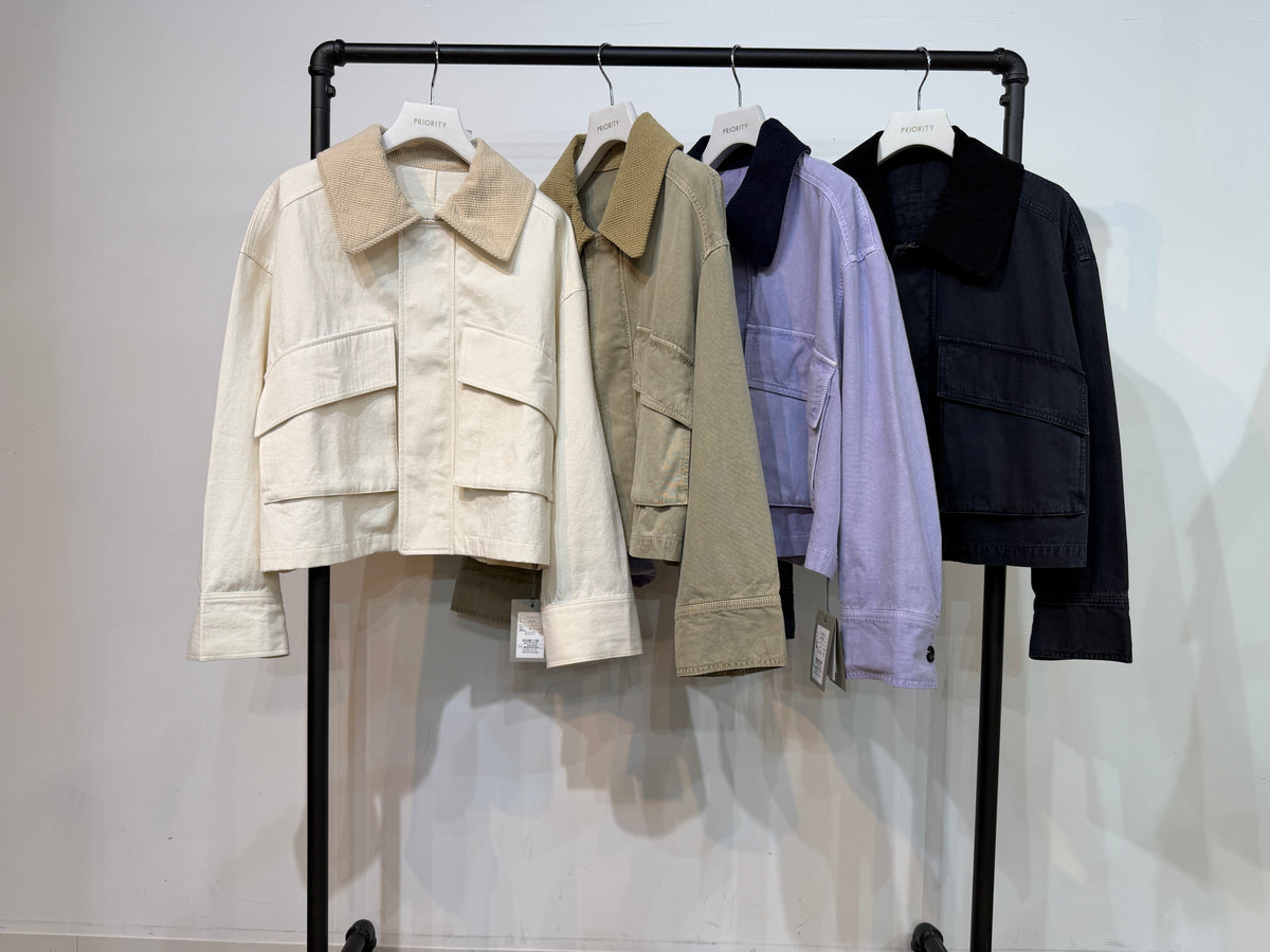 【PRIORITY | '27 Spring Collection】 ショート丈ワークブルゾン P71095AI／２月上旬から３月上旬発送予定