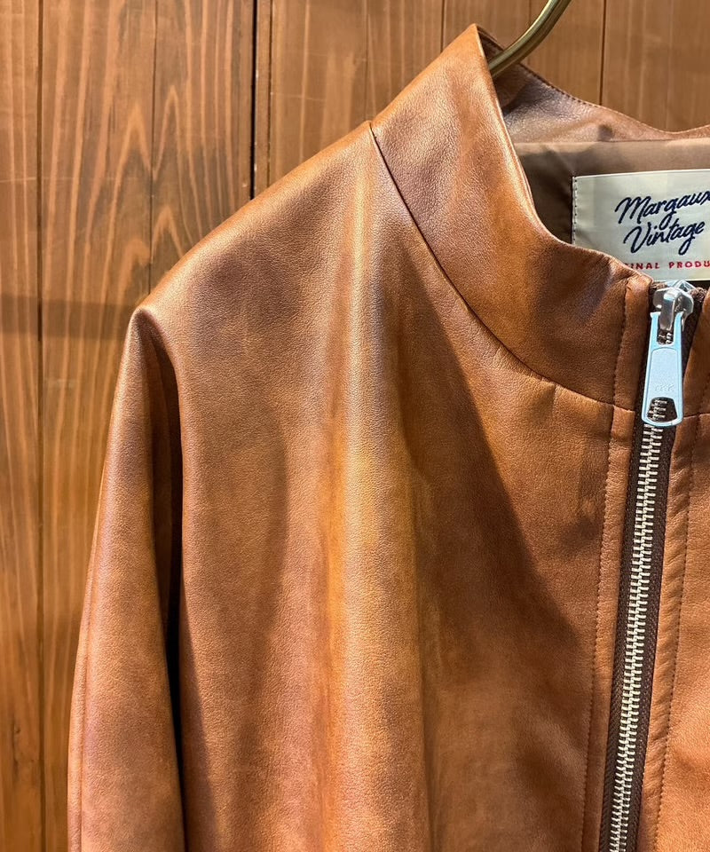【MARGAUX VINTAGE】レザーライダース　JK-26081