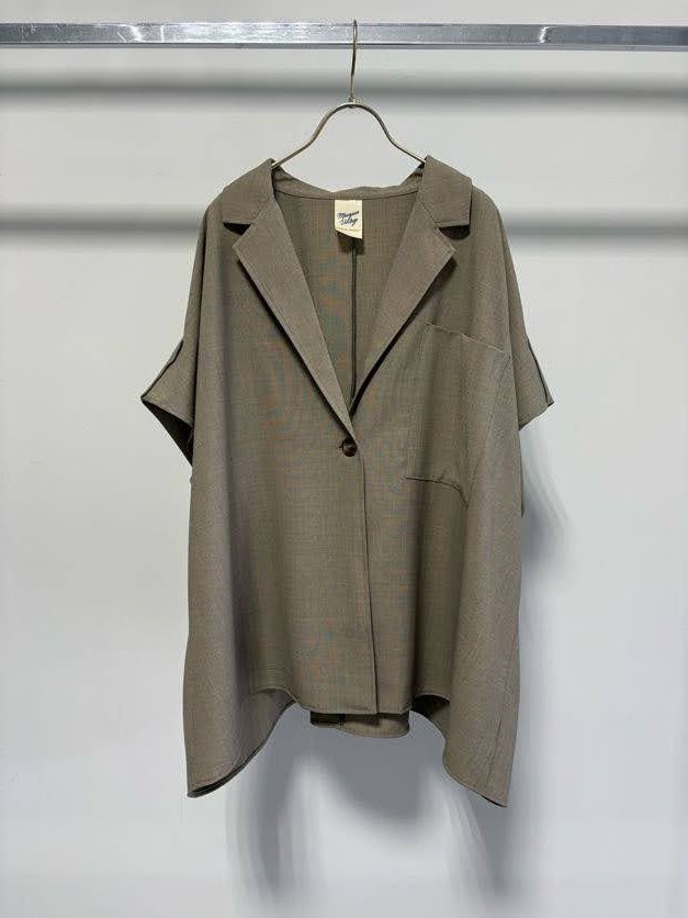 【MARGAUX VINTAGE | '27 Spring Collection】 ビッグシルエットジレ JK 27001／１月中旬から２月中旬発送予定