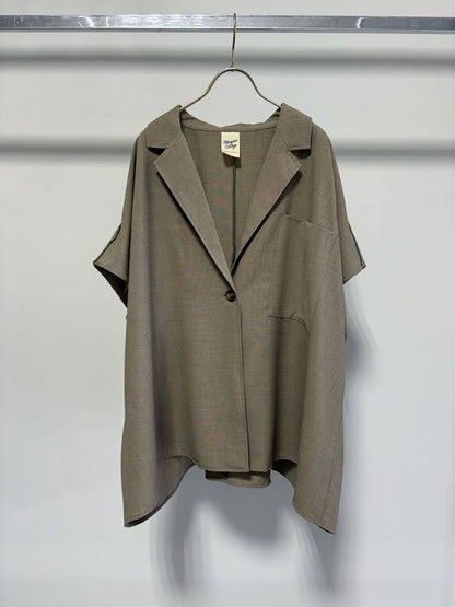 【MARGAUX VINTAGE | '27 Spring Collection】 ビッグシルエットジレ JK 27001／１月中旬から２月中旬発送予定