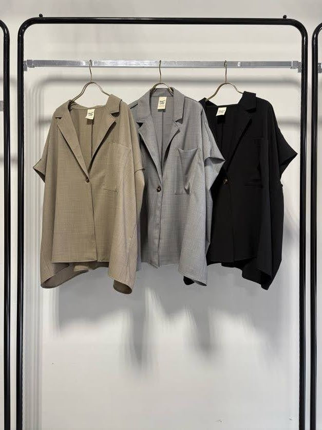 【MARGAUX VINTAGE | '27 Spring Collection】 ビッグシルエットジレ JK 27001／１月中旬から２月中旬発送予定