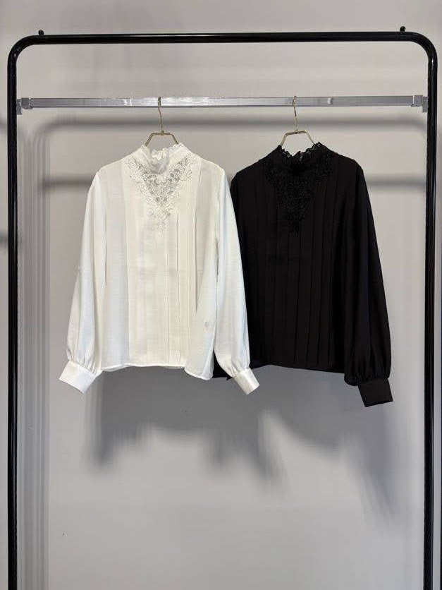 【MARGAUX VINTAGE | '27 Spring Collection】 レースブラウス BL 27004／１月中旬から２月中旬発送予定