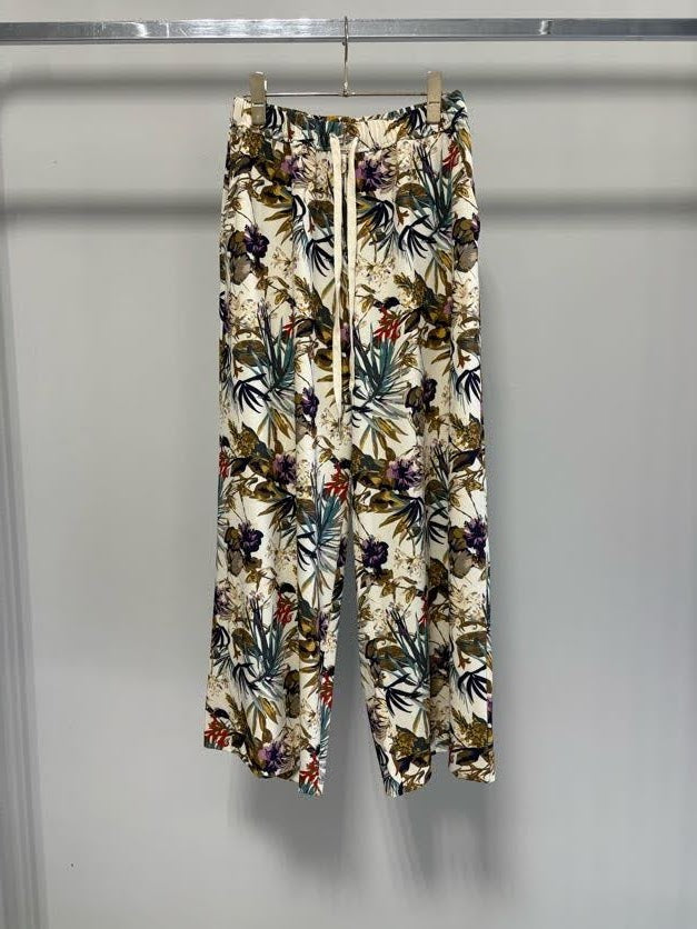 【MARGAUX VINTAGE | '27 Spring Collection】 ボタニカル柄パンツ  PT 27011／1月下旬から2月中旬発送予定