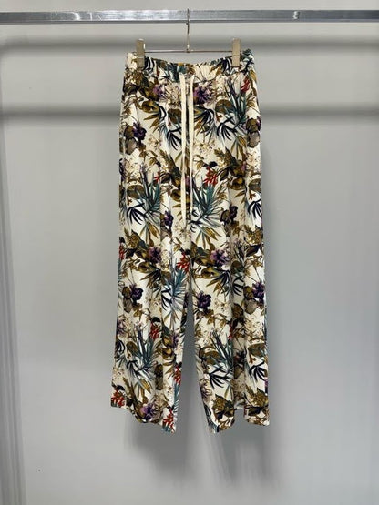 【MARGAUX VINTAGE | '27 Spring Collection】 ボタニカル柄パンツ  PT 27011／1月下旬から2月中旬発送予定