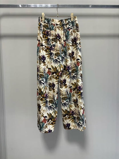 【MARGAUX VINTAGE | '27 Spring Collection】 ボタニカル柄パンツ  PT 27011／1月下旬から2月中旬発送予定