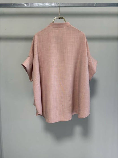 【MARGAUX VINTAGE | '27 Spring Collection】 スタンドカラーブラウス  BL 27017／2月上旬から3月上旬発送予定