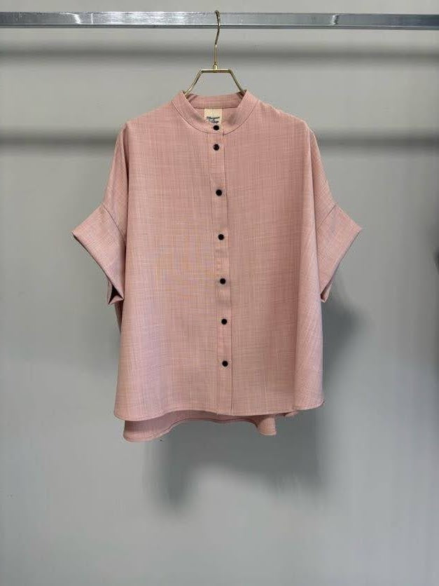 【MARGAUX VINTAGE | '27 Spring Collection】 スタンドカラーブラウス  BL 27017／2月上旬から3月上旬発送予定
