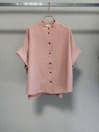 【MARGAUX VINTAGE | '27 Spring Collection】 スタンドカラーブラウス  BL 27017／2月上旬から3月上旬発送予定