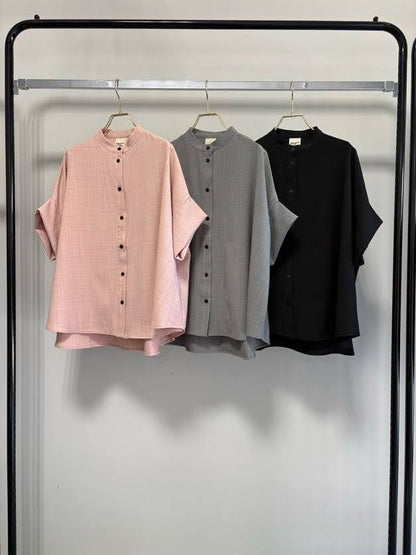 【MARGAUX VINTAGE | '27 Spring Collection】 スタンドカラーブラウス  BL 27017／2月上旬から3月上旬発送予定