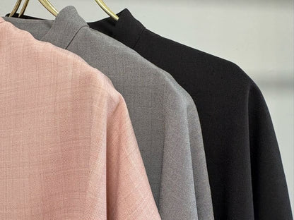 【MARGAUX VINTAGE | '27 Spring Collection】 スタンドカラーブラウス  BL 27017／2月上旬から3月上旬発送予定