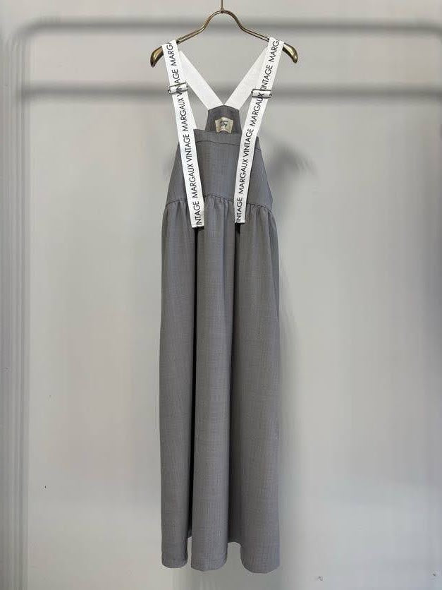 【MARGAUX VINTAGE | '27 Spring Collection】 ロゴストラップスカート  AL 27019／2月上旬から3月上旬発送予定