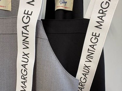 【MARGAUX VINTAGE | '27 Spring Collection】 ロゴストラップスカート  AL 27019／2月上旬から3月上旬発送予定