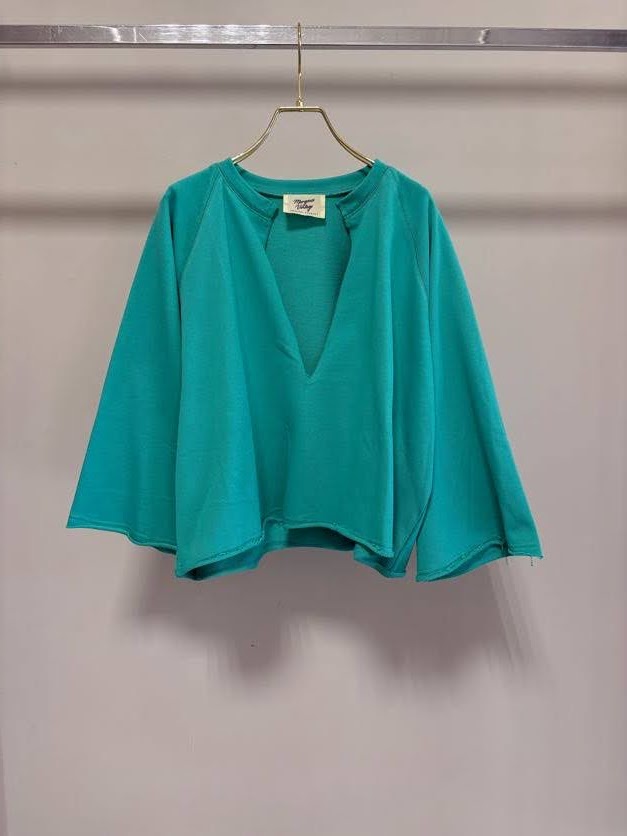 【MARGAUX VINTAGE | '27 Spring Collection】 裏毛スキッパーPO   CT 27025／2月上旬から3月上旬発送予定