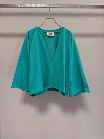 【MARGAUX VINTAGE | '27 Spring Collection】 裏毛スキッパーPO   CT 27025／2月上旬から3月上旬発送予定