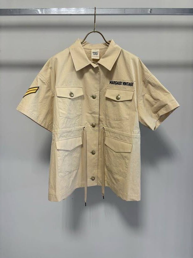 【MARGAUX VINTAGE | '27 Spring Collection】 サファリジャケット  JK 27027／2月上旬から3月上旬発送予定