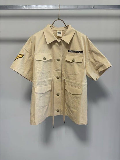 【MARGAUX VINTAGE | '27 Spring Collection】 サファリジャケット  JK 27027／2月上旬から3月上旬発送予定