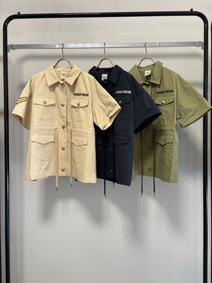 【MARGAUX VINTAGE | '27 Spring Collection】 サファリジャケット  JK 27027／2月上旬から3月上旬発送予定