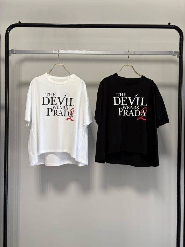 【MARGAUX VINTAGE | '27 Spring Collection】 THE DEVIL WEARS PRADA 2　TEE  CT 27033／3月上旬から4月上旬発送予定