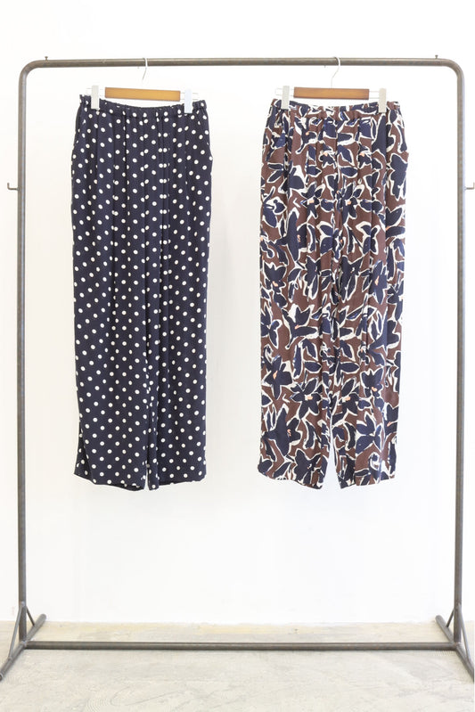 【LE MELANGE| '27 Spring Collection】IPEKARプリントイージーパンツ 8713503／１月下旬から２月中旬発送予定