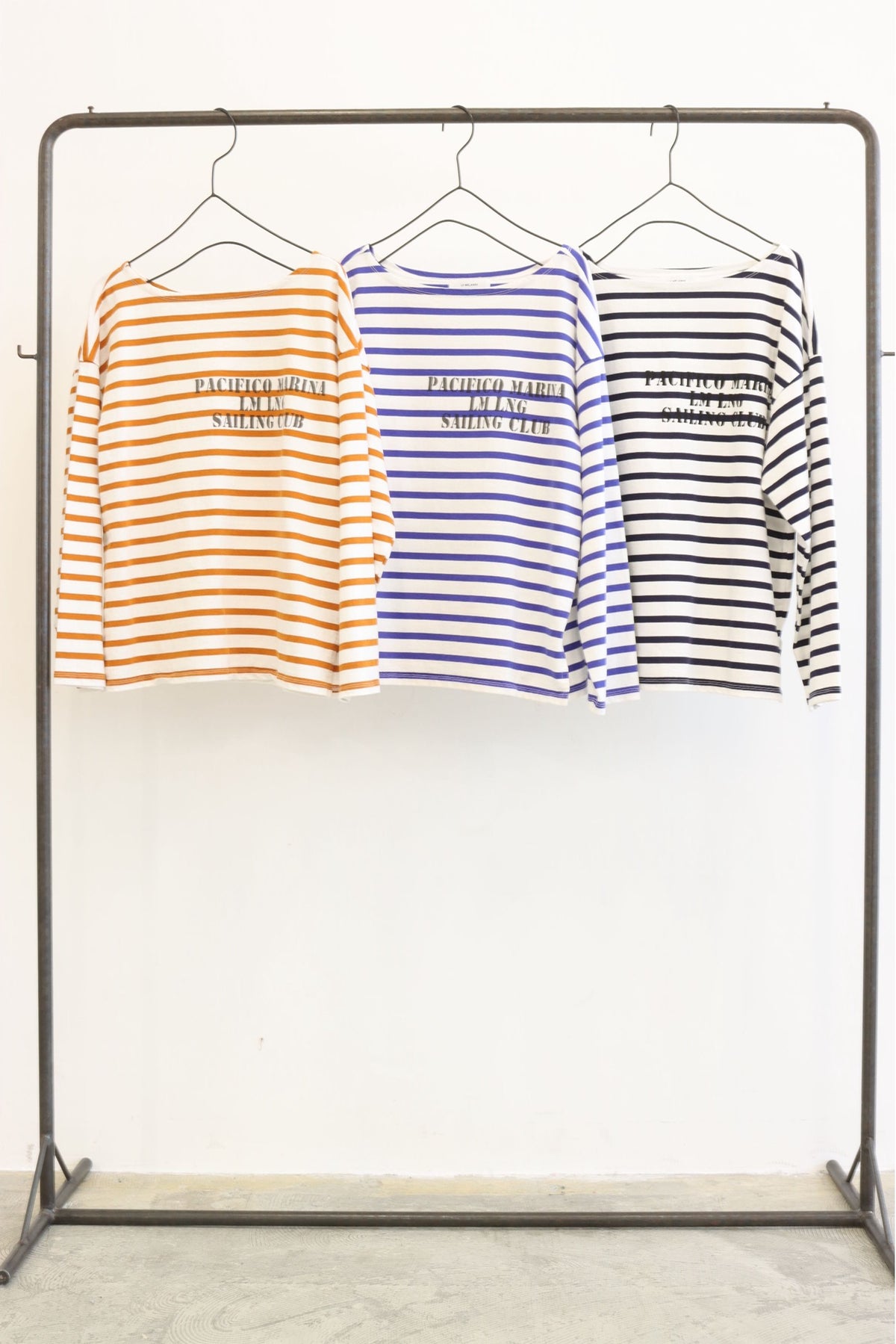 【LE MELANGE| '27 Spring Collection】ボーダーロゴロンT 8711005／２月上旬から２月下旬発送予定