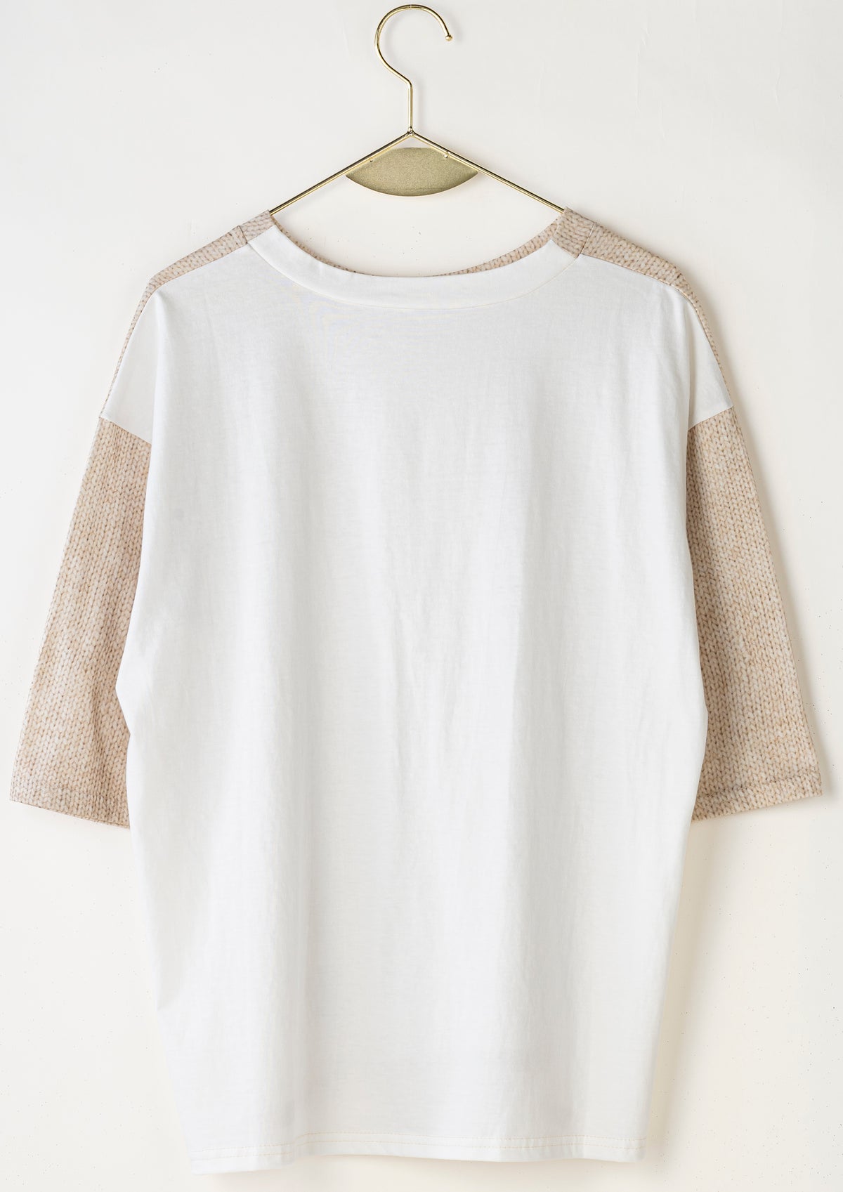 【Lallia Mu】 ファブリックプリントTシャツ 2711538／3月上旬～3月中旬発送予定