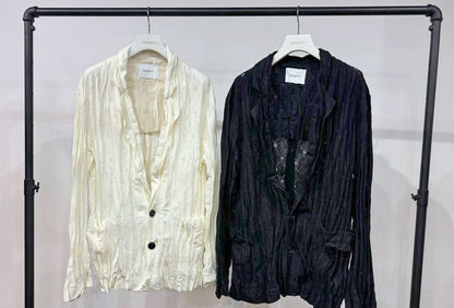 【PRIORITY | Pre-Order '27 Spring Collection】クリンクルレースジャケット P71010JT／1月中旬より発送予定