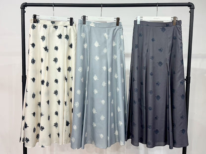 【PRIORITY | Pre-Order '27 Spring Collection】フワラープリントスカート P71022 IT／1月末より発送予定