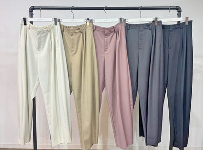 【PRIORITY | Pre-Order '27 Spring Collection】2 タックカーヴィパンツ P71024 IT／1月末より発送予定