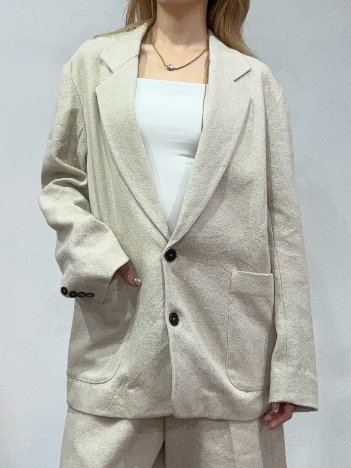【PRIORITY | Pre-Order '27 Spring Collection】リネンジャケット P71056HW／1月末より発送予定