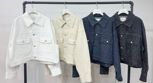 【PRIORITY | Pre-Order '27 Spring Collection】ブークレデニムジャケット P71072KR／1月末より発送予定