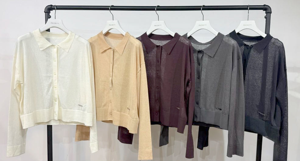 【PRIORITY | Pre-Order '27 Spring Collection】シャツカーデ P71075KR／2月末より発送予定