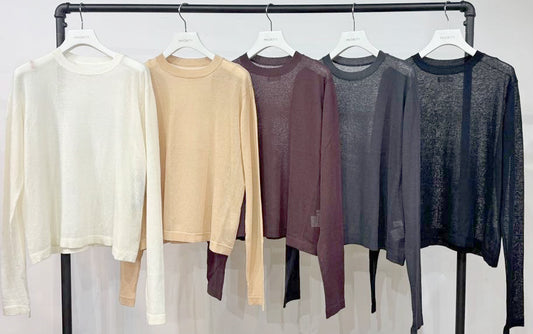 【PRIORITY | Pre-Order '27 Spring Collection】袖くしゅシアーニットロンT P71076KR／2月末より発送予定