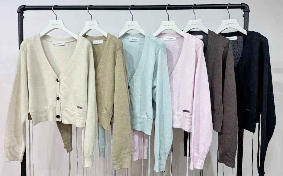 【PRIORITY | Pre-Order '27 Spring Collection】WASHI ベストライクカーデ P71084KR／1月末より発送予定