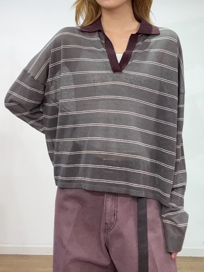 【PRIORITY | Pre-Order '27 Spring Collection】レトロボーダースキッパー  P71085KR／2月末より発送予定