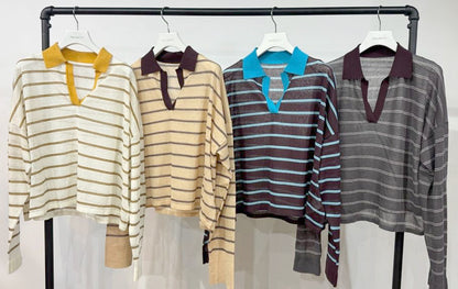 【PRIORITY | Pre-Order '27 Spring Collection】レトロボーダースキッパー  P71085KR／2月末より発送予定