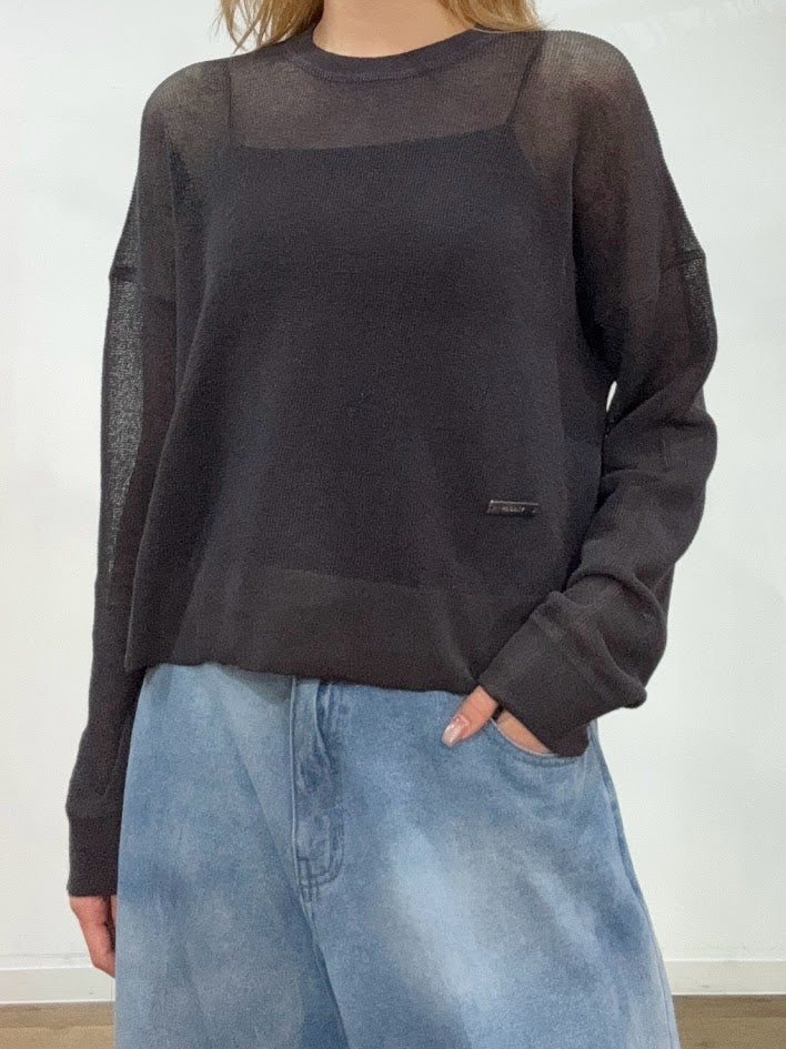 【PRIORITY | Pre-Order '27 Spring Collection】シアーサーマルニットPO P71086KR／2月末より発送予定