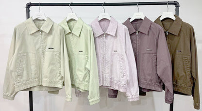 【PRIORITY | Pre-Order '27 Spring Collection】ピグメントブルゾン P71087KR／1月末より発送予定
