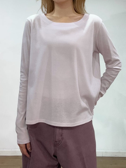 【PRIORITY | '27 Spring Collection】 ボートネックシアーロンT P71141TW／１月中旬から２月中旬発送予定
