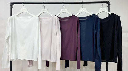 【PRIORITY | '27 Spring Collection】 ボートネックシアーロンT P71141TW／１月中旬から２月中旬発送予定