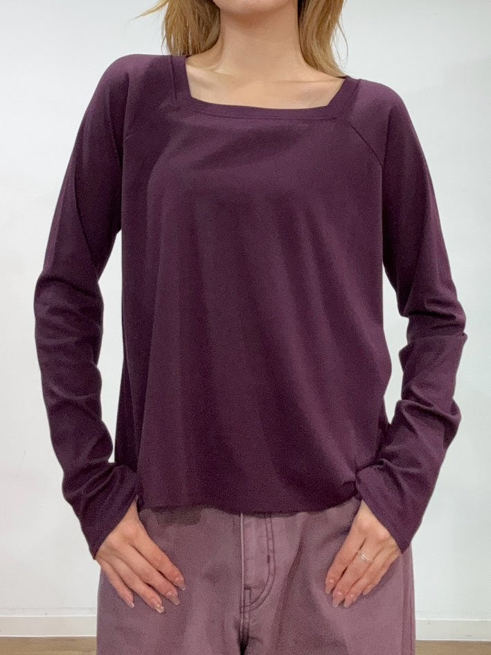 【PRIORITY | '27 Spring Collection】 スクエアネックシアーロンT P71142TW／１月中旬から２月中旬発送予定